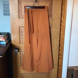 NWT burnt orange tie belt